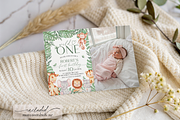 Wild One First Birthday Photo Invite, a Templates & Theme by VeliusCreativeStudio (Thumbnail 2 of 3)