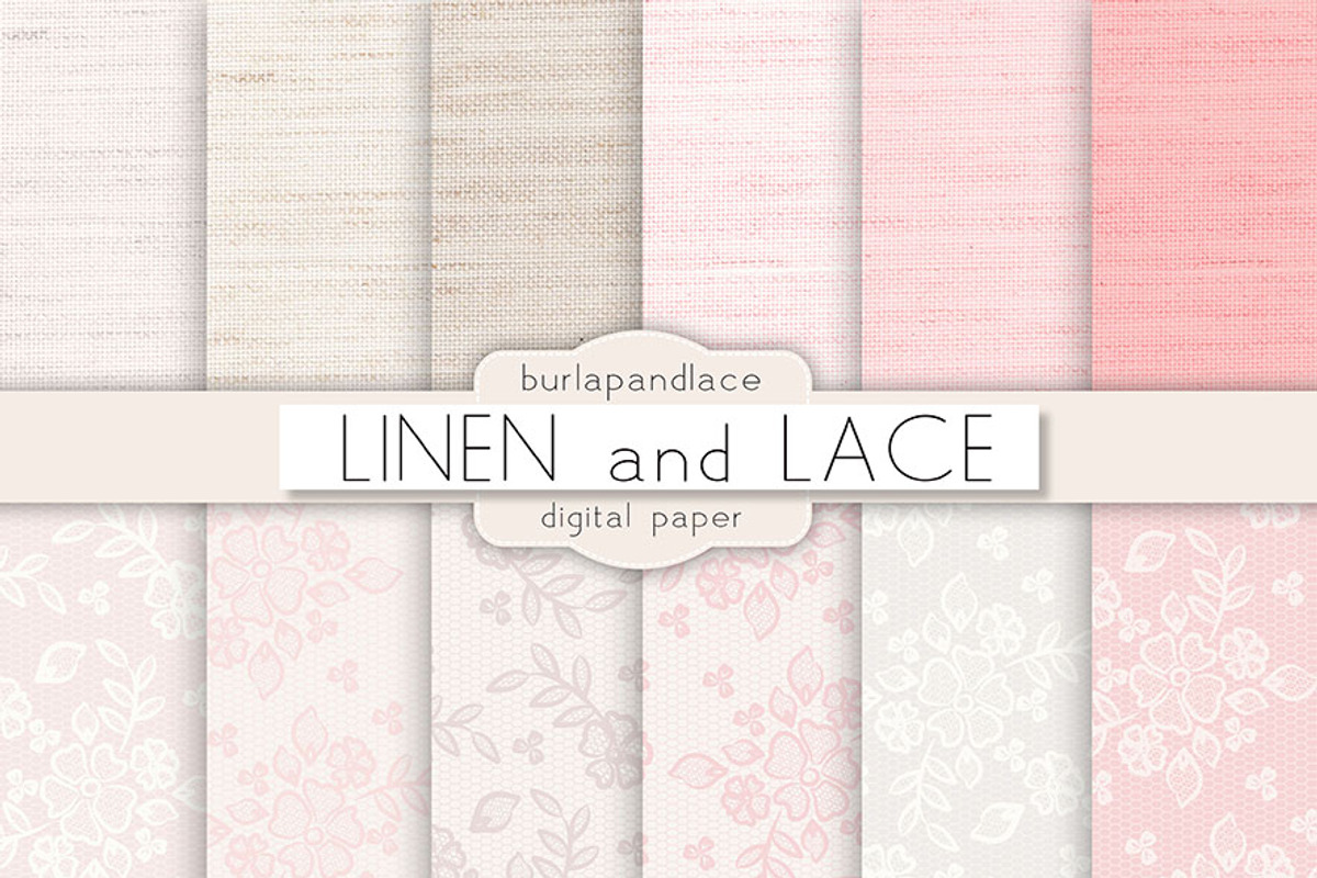 Linen and lace pattern