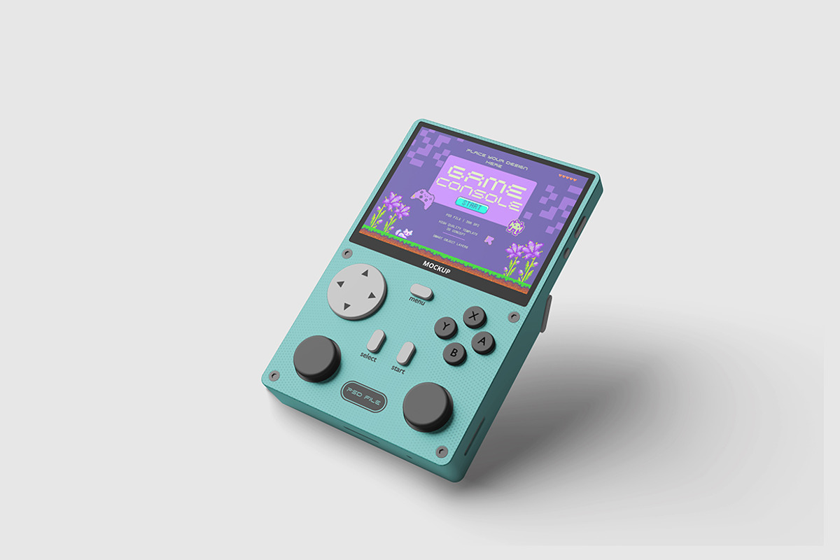 Game Console Mockup For Branding, an Advertising Mockup by bimockup (Photo 5 of 6)