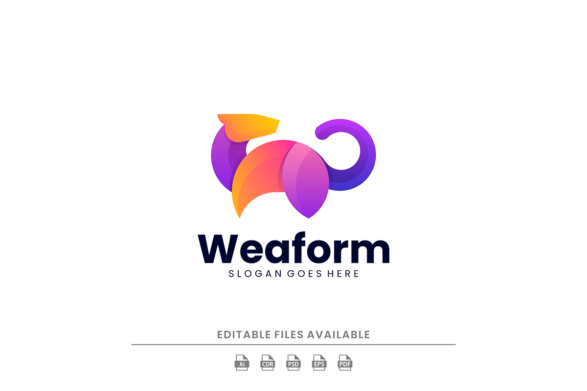 Gradient Modern Weasel Logo Design, a Branding & Logo Template by Artnivora.Std