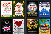 100-Party Flyers Bundle, a Flyer Template by AfzaalGraphics (Thumbnail 14 of 14)