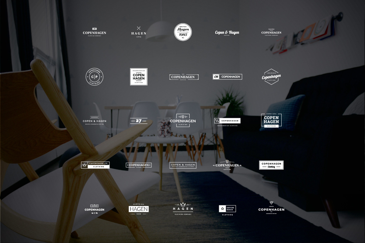 Copenhagen - 25 Minimalistic Logos, a Branding & Logo Template by Mats-Peter Forss (Photo 3 of 4)