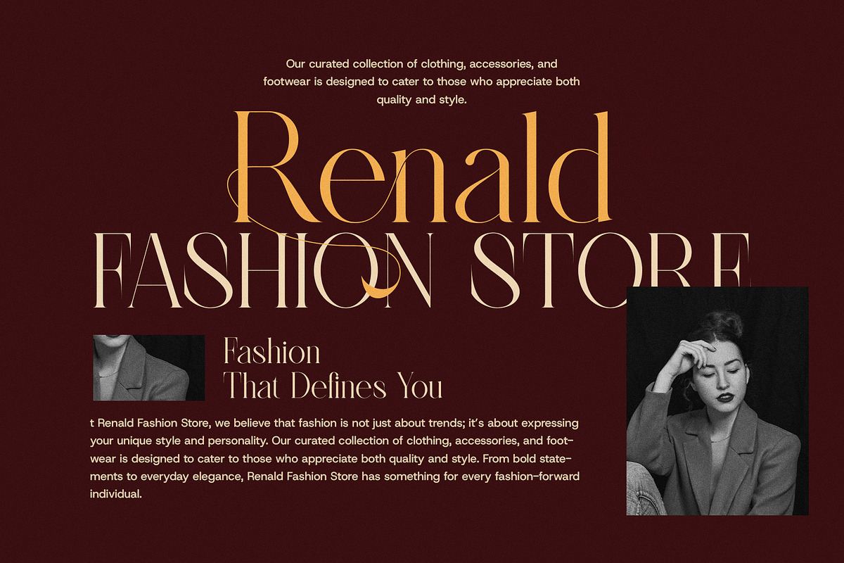 Glizen Elegant Serif Font, a Serif Font by Graphicxell (Photo 2 of 8)