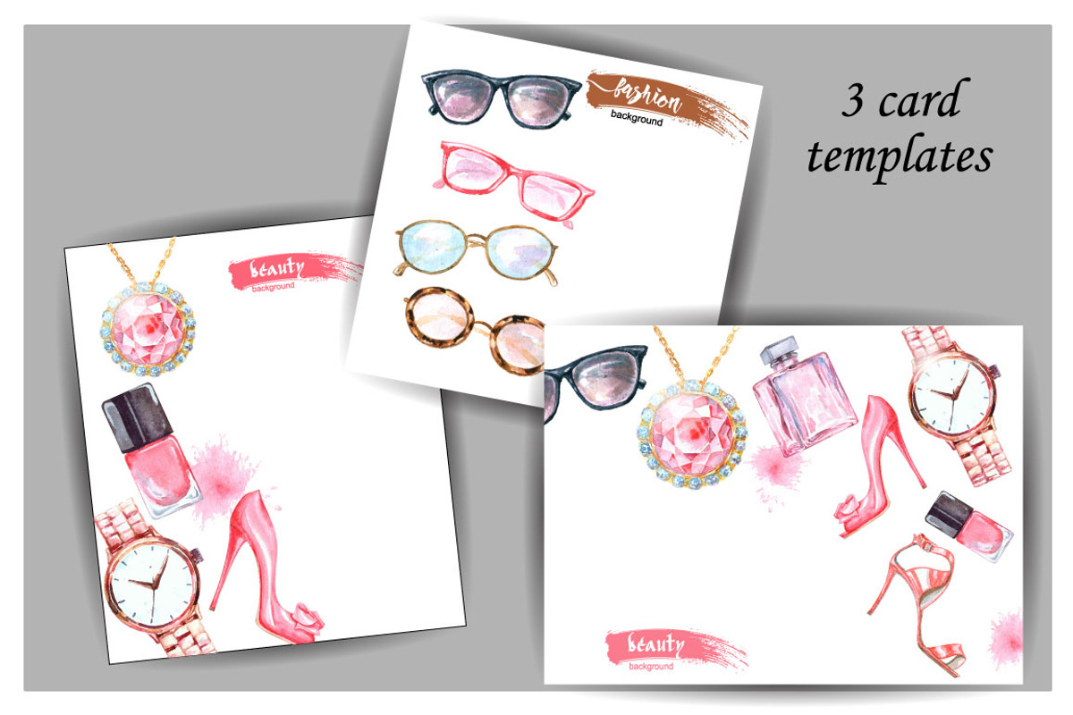 Set to create a fashion illustration, a Decorative Illustration by Gulnara Khadeeva (Photo 3 of 4)