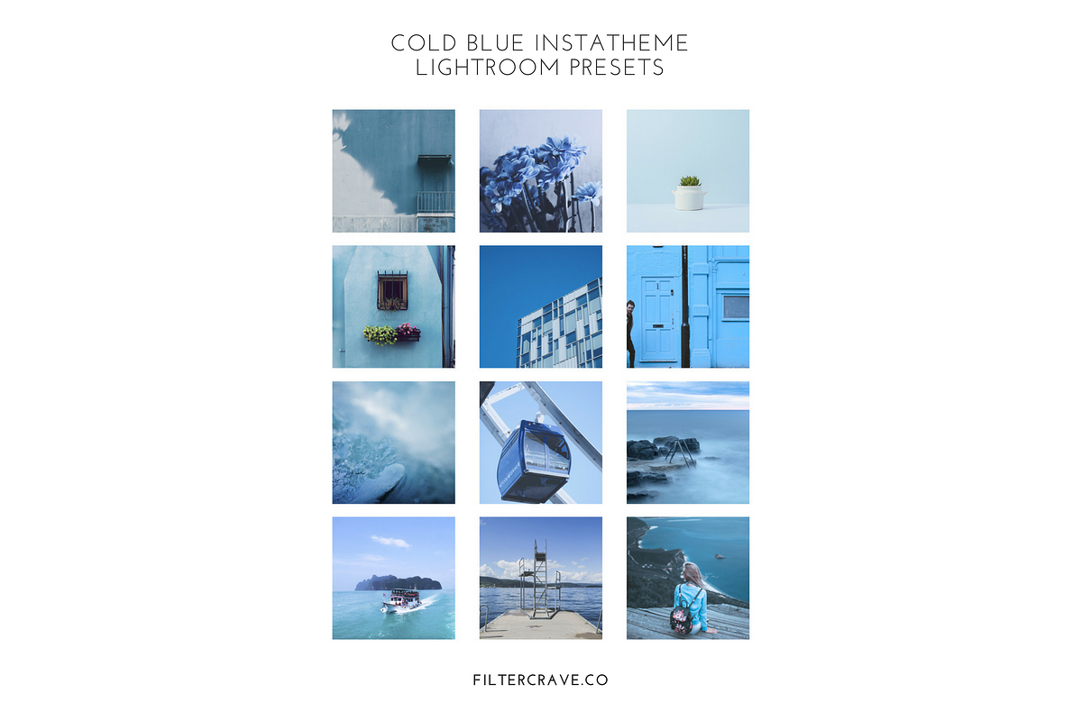 Cold Blue Lightroom Presets Theme preview 8