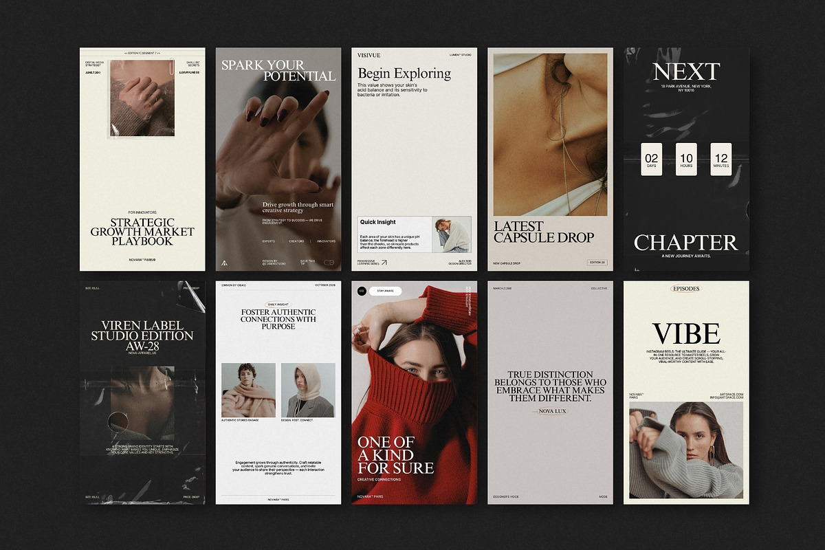 ZUNO | Instagram Post & Story (II), a Social Media Template by The Aesthetic Studio (Photo 6 of 10)
