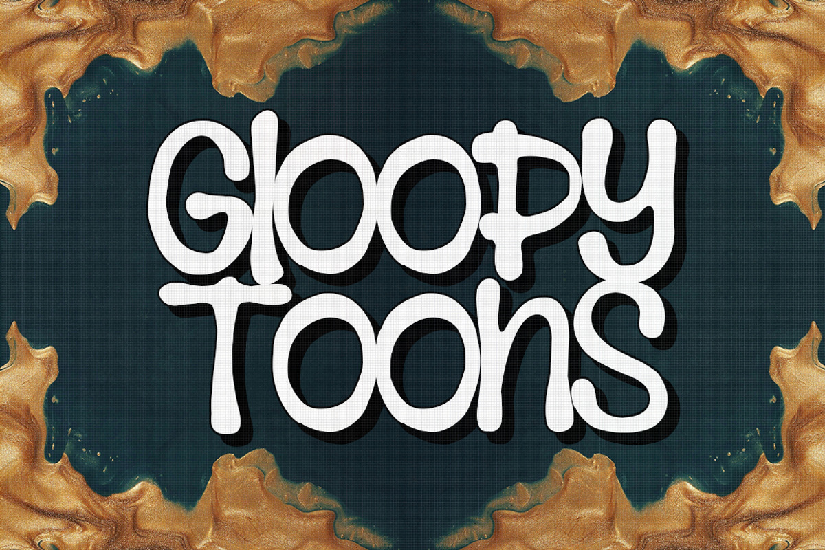 Gloopy Toons, a Handwritten Font by Fargun Studio (Photo 1 of 14)