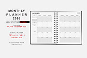 2026 Monday Start Planner Bundle, a Stationery Template by MNT-Creator (Thumbnail 3 of 11)