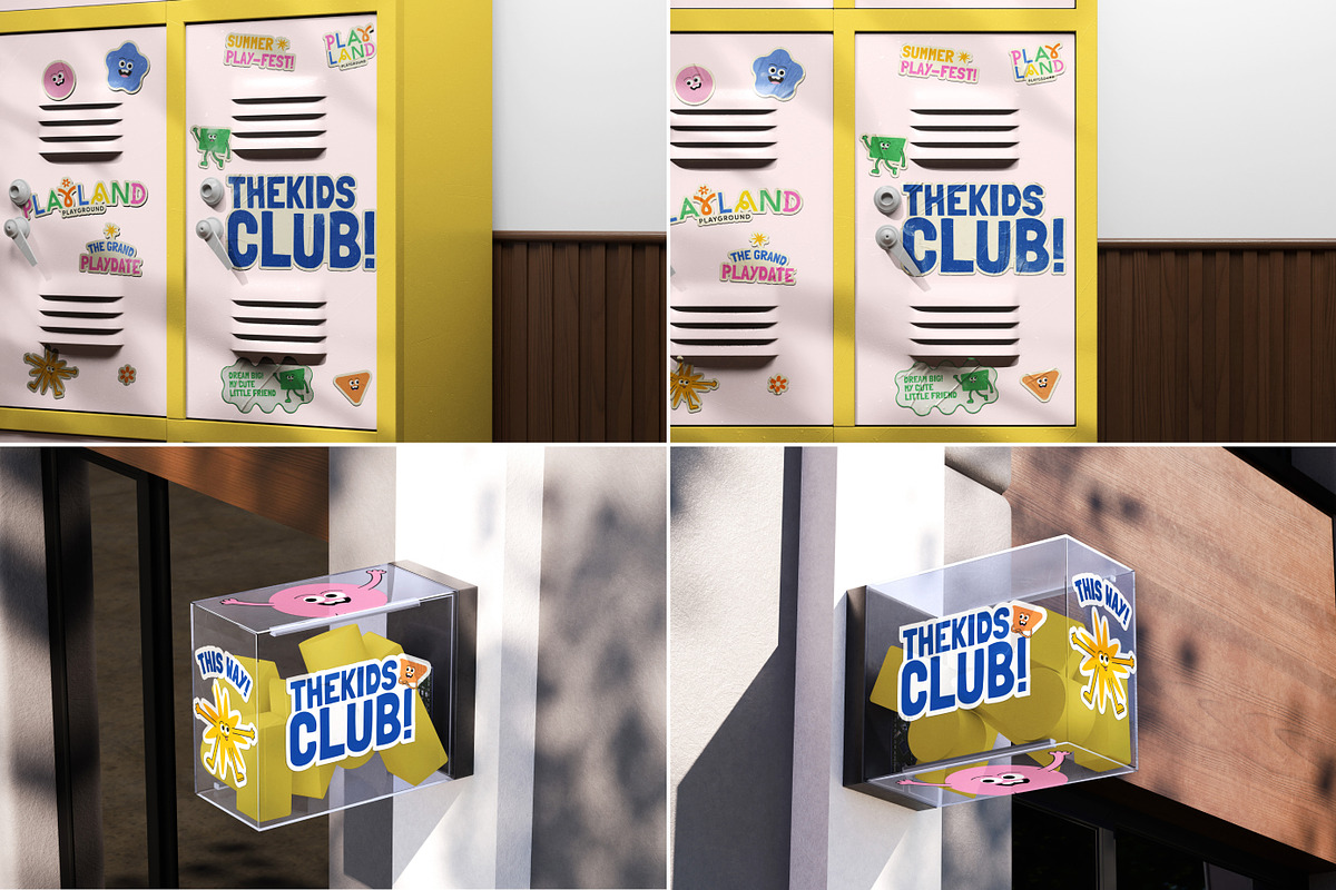 34 Kids Playground Branding Mockups, an Advertising Mockup by Vitora Mockup (Photo 10 of 11)