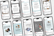 Wellness Carousel Instagram Posts, a Social Media Template by DigiPax (Thumbnail 6 of 11)