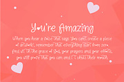 My Love - Valentine Handwritten Font, a Script Font by Mightyfire (Thumbnail 2 of 4)