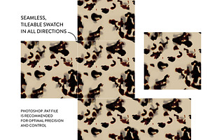 Ivory Tortoiseshell Seamless Pattern