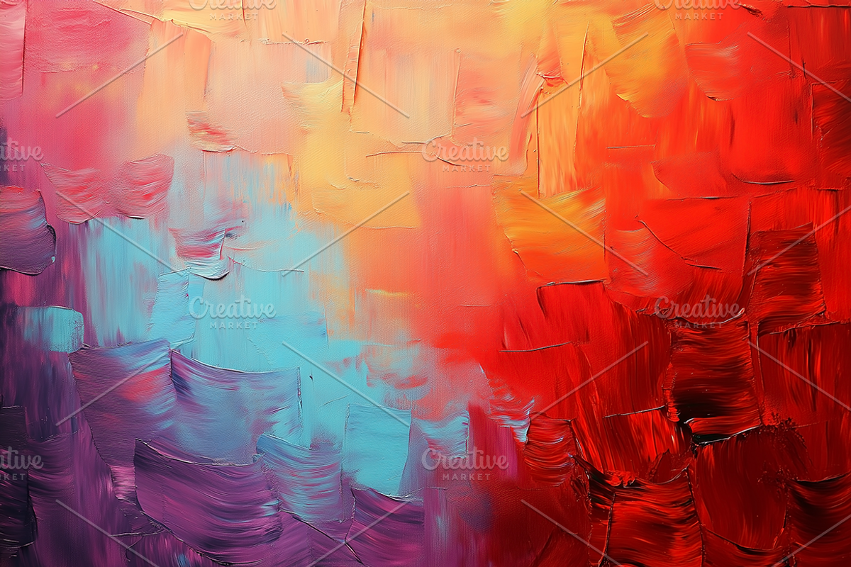 20 Abstract Oil Painting Texture, a Texture Graphic by UnicDesign (Photo 5 of 11)