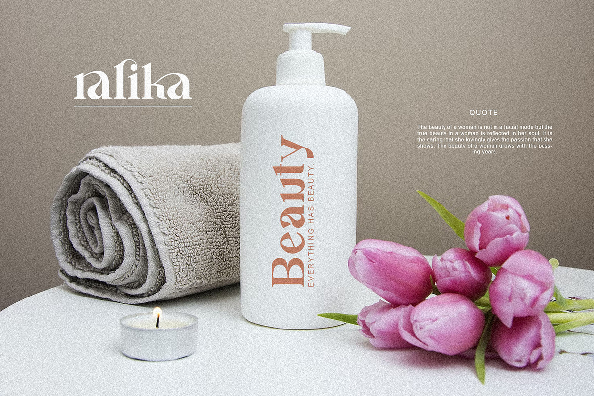 Ralika Ligature Serif Typeface, a Serif Font by yaqublekker (Photo 4 of 10)