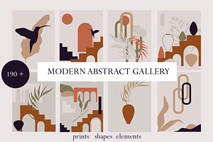 LINE ART MODERN ABSTRACT GALLERY