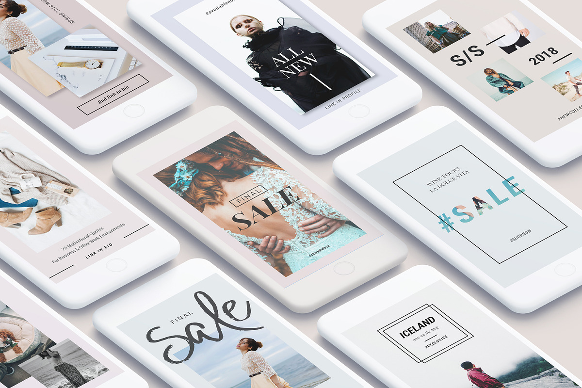 ANIMATED Modern Instagram Stories, a Social Media Template by SilverStag Type Foundry (Photo 4 of 11)
