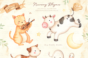 Nursery Rhymes V.2 Watercolor Set