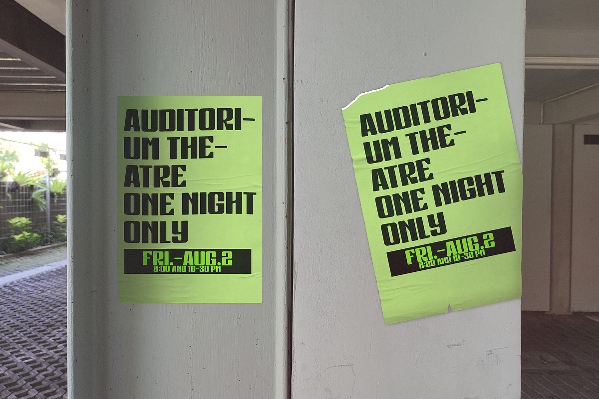 Radio A Treqer Display Font, a Sans Serif Font by Storytype Studio (Photo 2 of 18)