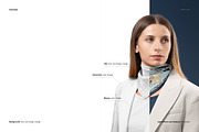 Silk Scarf Mockup Set, a Mask Mockup by Creatsy (Thumbnail 3 of 9)