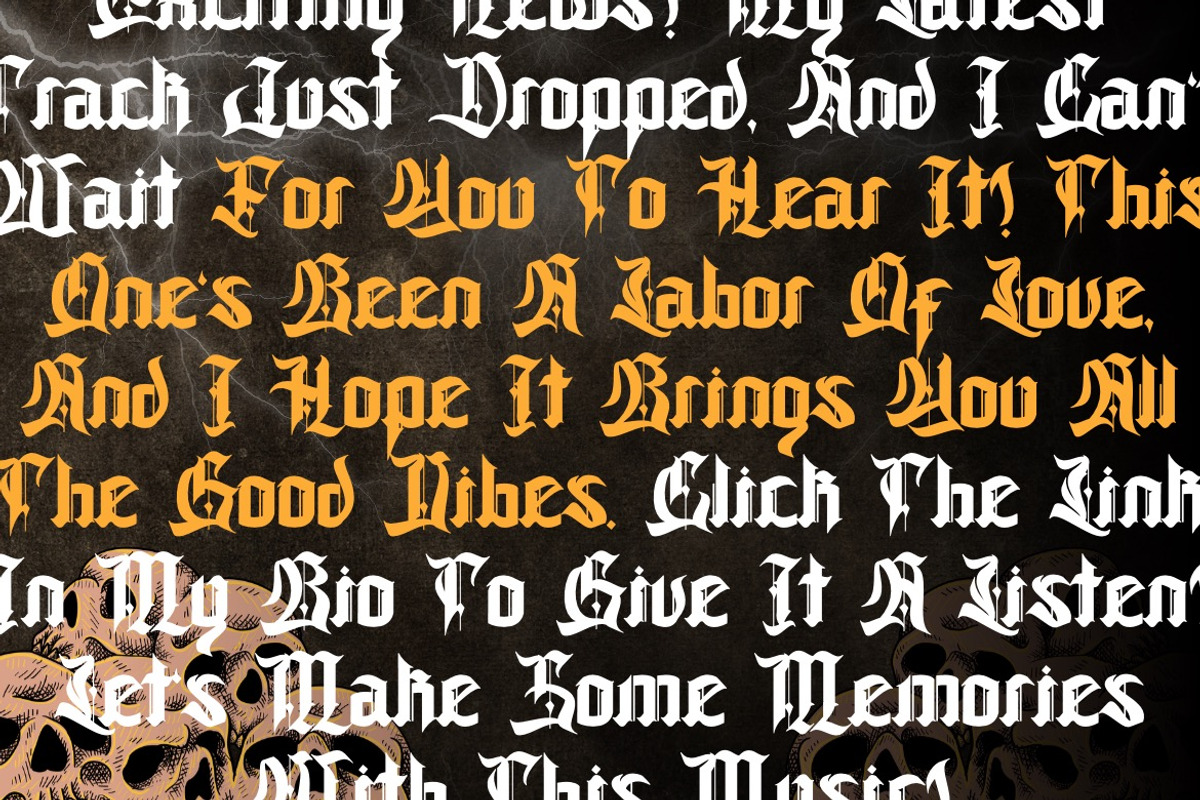 Mavient - Classic Blackletter Font, a Blackletter Font by Dhabee (Photo 4 of 16)
