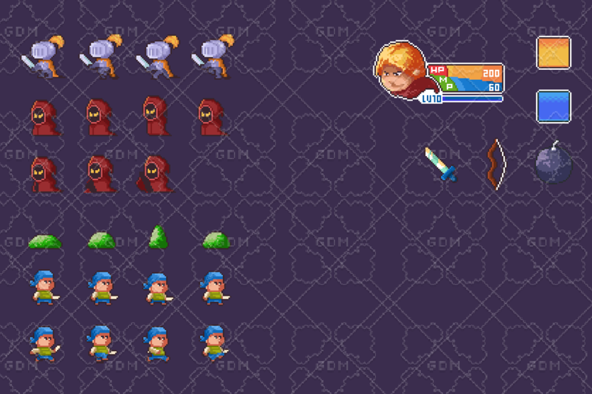 MEGA BUNDLE (All game assets), an Illustration by Fassous game assets (Photo 107 of 123)