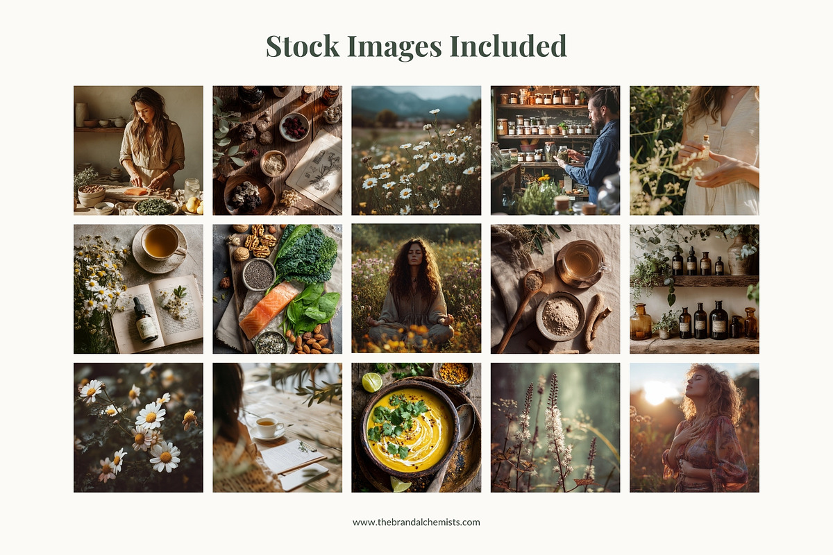 Mother Earth Wellness Template Pack, a Social Media Template by The Brand Alchemists (Photo 9 of 14)