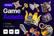 3D Game Assets, an Object 3D Model by Rakata Studio (Thumbnail 1 of 6)