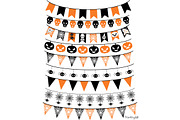 Halloween Bunting, Banner Clipart, a Decorative Illustration by Pravokrugulnik (Thumbnail 2 of 2)