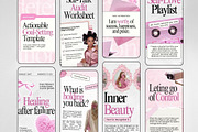 Self-Care Coach Instagram Template, a Social Media Template by ZenSocialDesigns (Thumbnail 3 of 9)