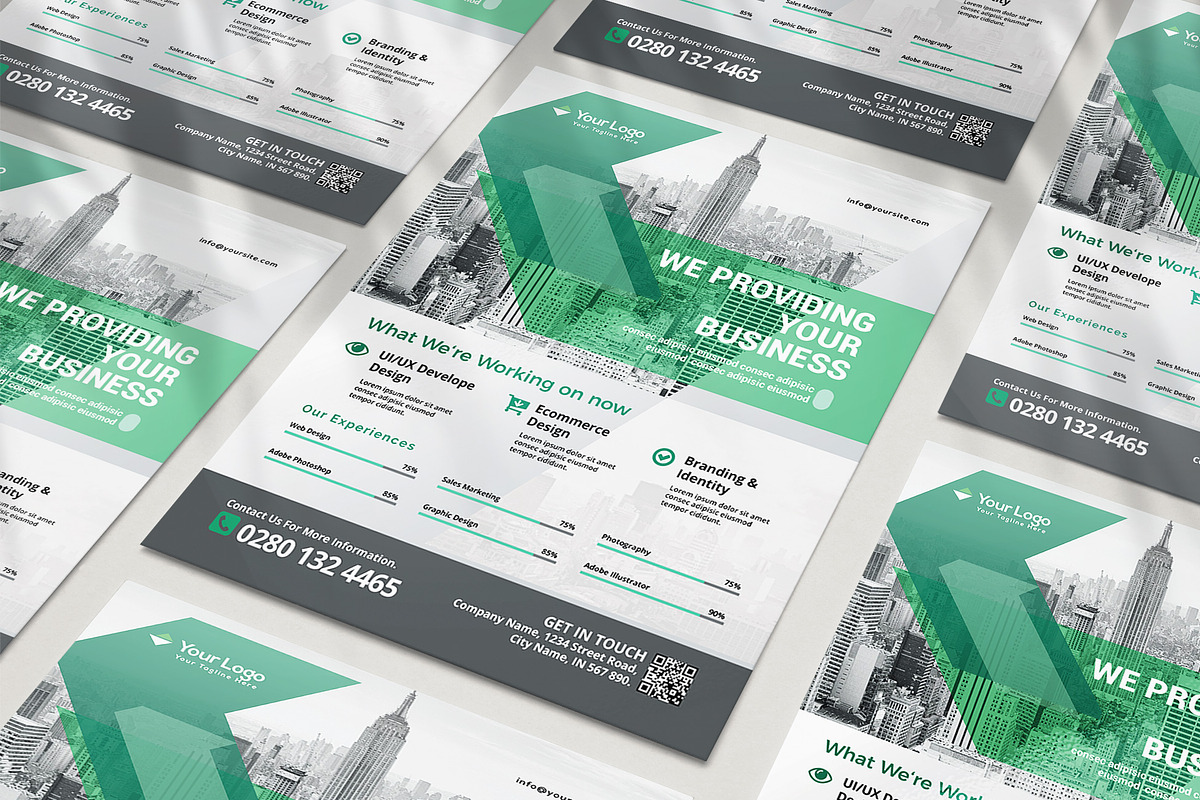 Corporate Bussiness Flyer Template, a Flyer Template by jobnabru (Photo 1 of 2)
