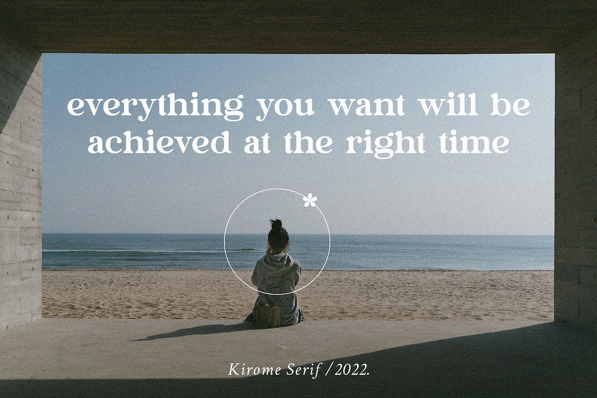 Kirome – Modern & Beauty Serif, a Serif Font by BrandSemut (Photo 6 of 12)