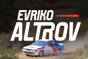 Evriko Altrov - Extreme Sports Font