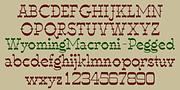 Wyoming Macroni, a Font by Ingrimayne Type (Thumbnail 3 of 5)