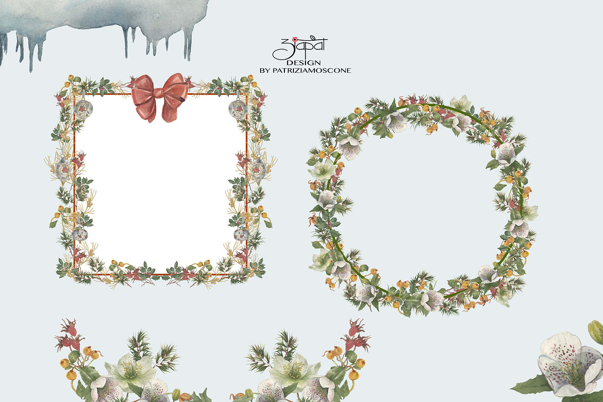Christmas time clip art, an Illustration by patriziamoscone (Photo 4 of 8)
