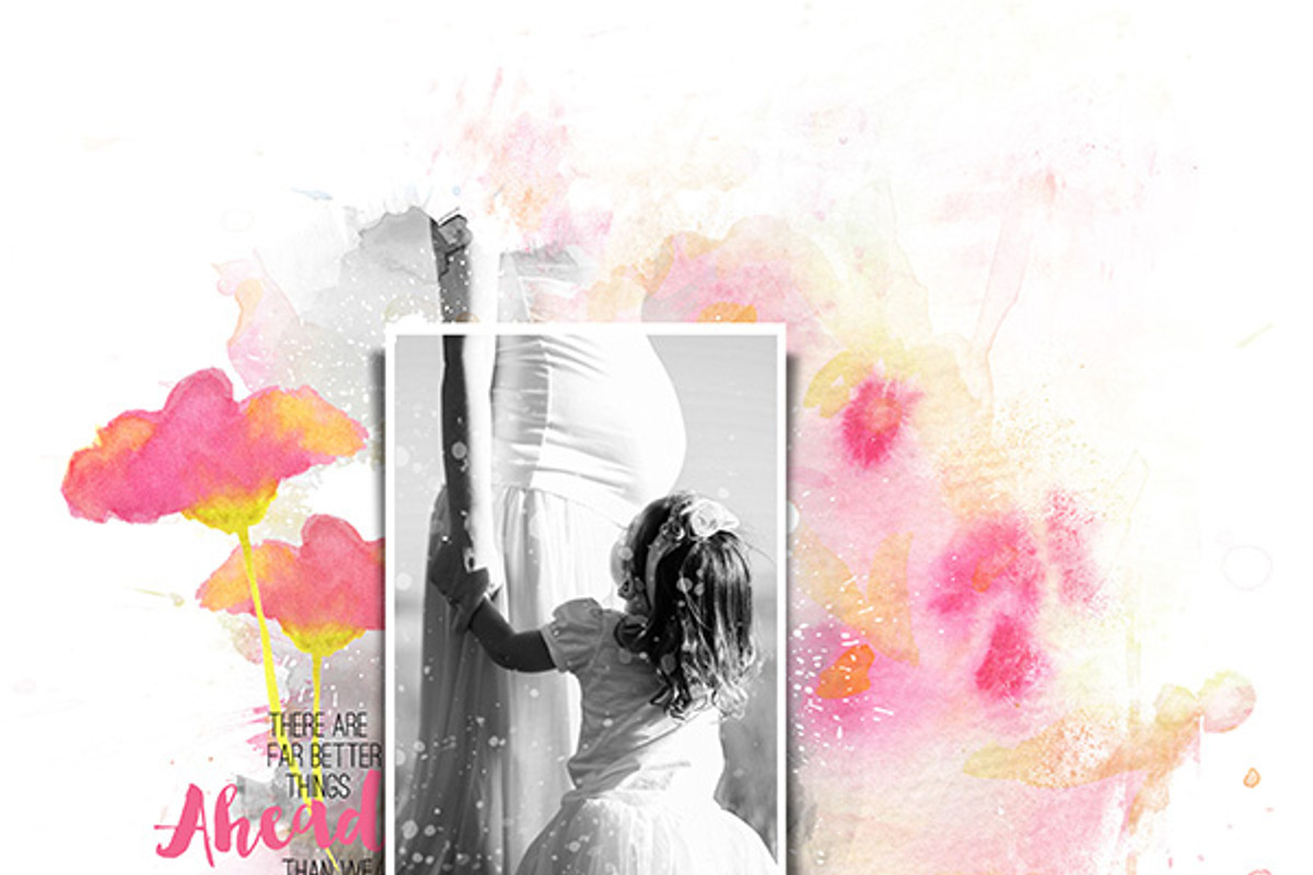 Watercolor Flower Brush Bundle preview 6