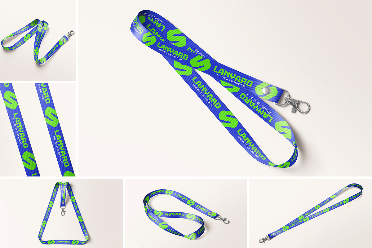 Lanyard Mockup, a Product Mockup by PixelVoyager (Photo 1 of 8)