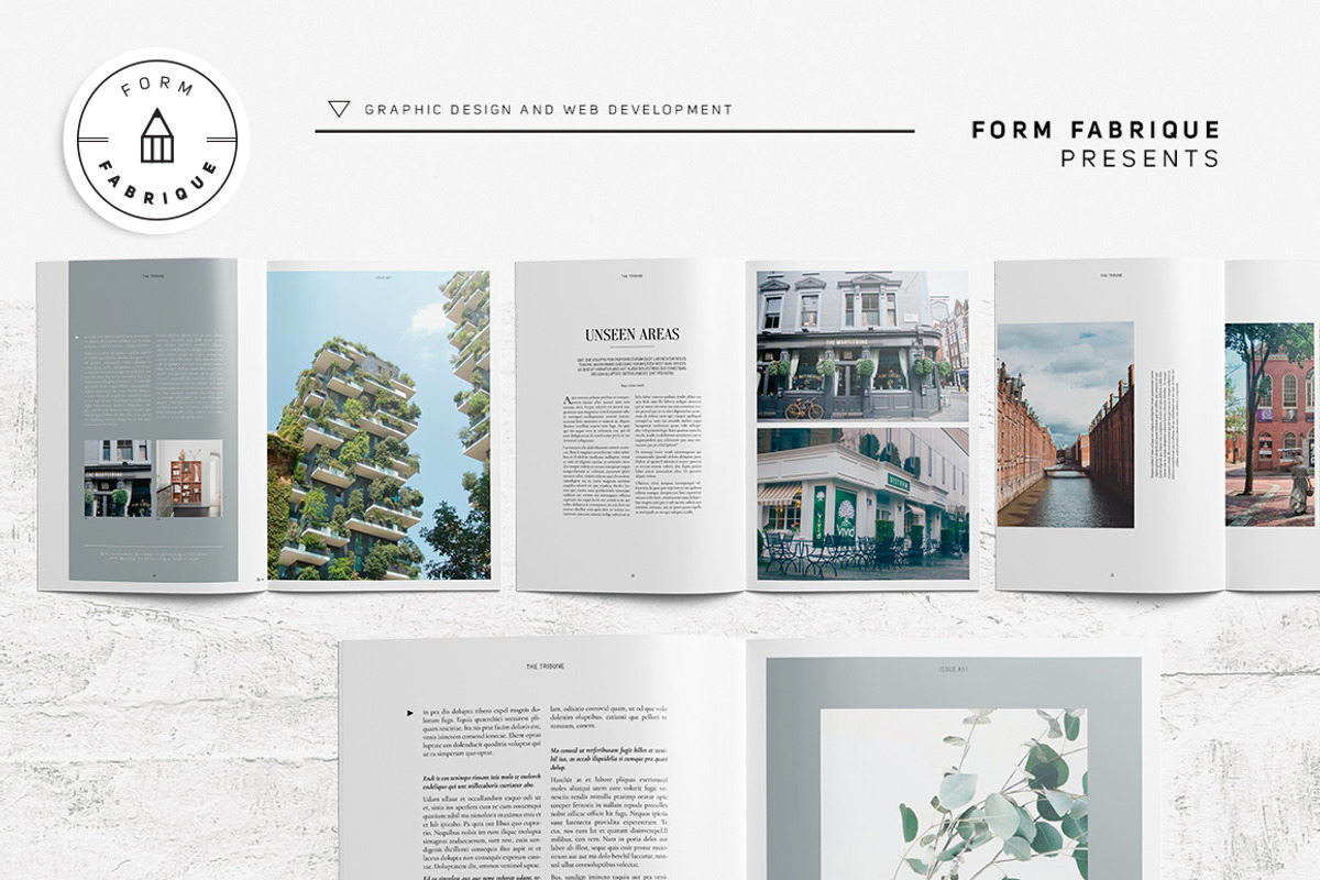 Tribune Magazine, a Magazine Template by Form Fabrique (Photo 15 of 20)