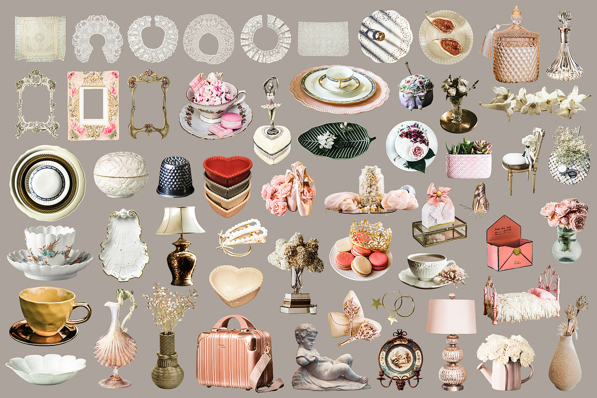 Romantic Maison: Porcelain Collage, an Object Graphic by Anzhelika (Photo 8 of 12)