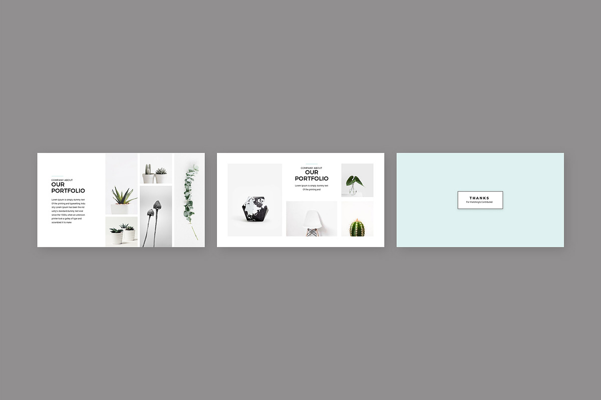 Clean Minimal PowerPoint Template, a Presentation Template by RsmBoutique2021 (Photo 5 of 5)