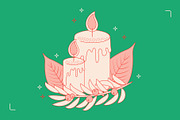 Christmas Decorations Vector, a Decorative Illustration by TheFoodAtlas (Thumbnail 18 of 19)
