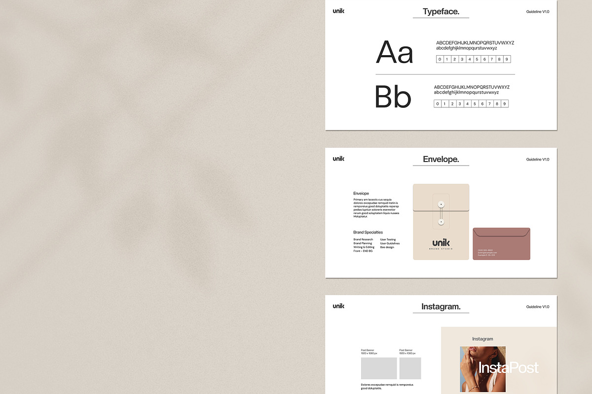 UNIK/Guideline Presentation Template, a Presentation Template by SlideStock (Photo 6 of 12)