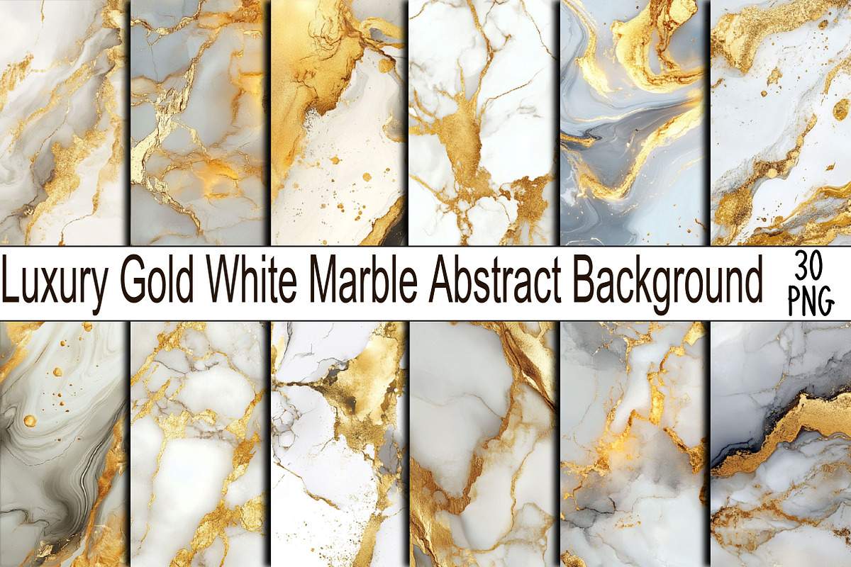 Luxury Gold White Marble Background, a Background Graphic by SVGArt (Photo 1 of 5)