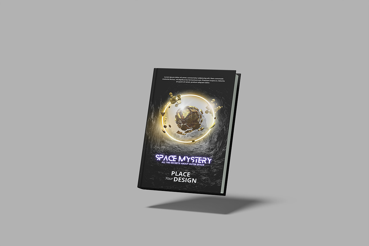 Realistic Premium Cover Book Mockup, a Books & Magazine Mockup by lamorastudio (Photo 11 of 11)