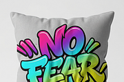 No Fear Graffiti Typography, a Shirt Mockup by Vector Stall (Thumbnail 14 of 15)