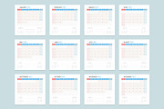 Calendar 2023 Planner Design[Sunday], a Stationery Template by WORAKAMON Design Studio (Thumbnail 2 of 5)