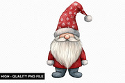 Christmas Gnome Clipart Bundle, an Illustration by crative8112 (Thumbnail 10 of 10)