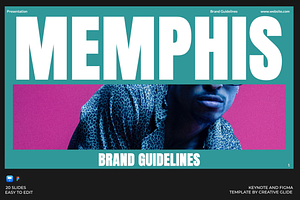 Memphis Brand Guidelines KEY Figma, a Presentation Template by Creative Glide