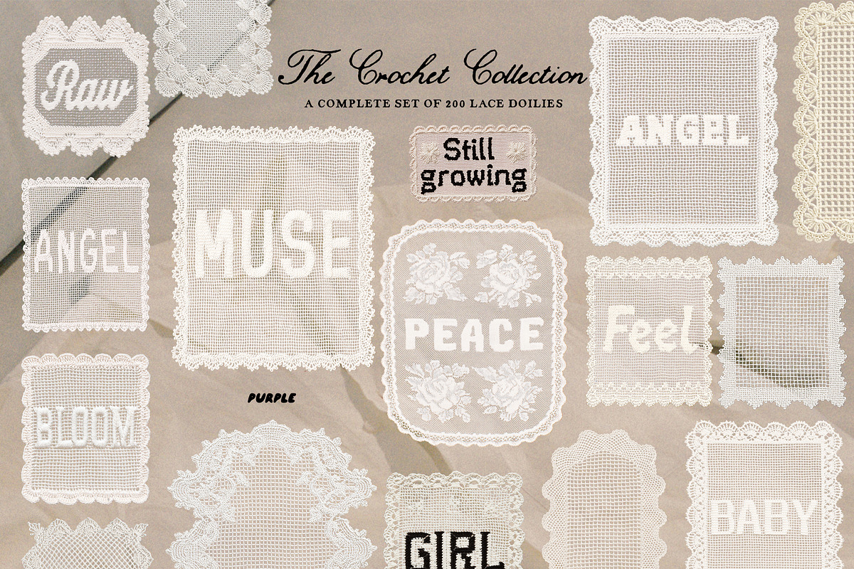 Crochet Collection: 200 Lace Doilies, an Object Graphic by Purple (Photo 8 of 12)