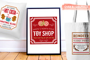 Christmas Sign, an Illustration by PrettyBundles (Thumbnail 4 of 4)