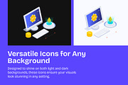Payment and Fintech Isometric Icons, a Duotone Icon by Vectors Market (Thumbnail 4 of 6)